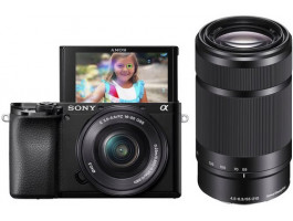 Sony ILCE-6100Y Беззеркальная APS-C камера с 16-50мм и 55-210мм линзами