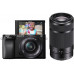 Sony ILCE-6100Y Беззеркальная APS-C камера с 16-50мм и 55-210мм линзами